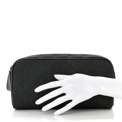 Louis Vuitton Taurillon Dopp Kit Black 2 of 7