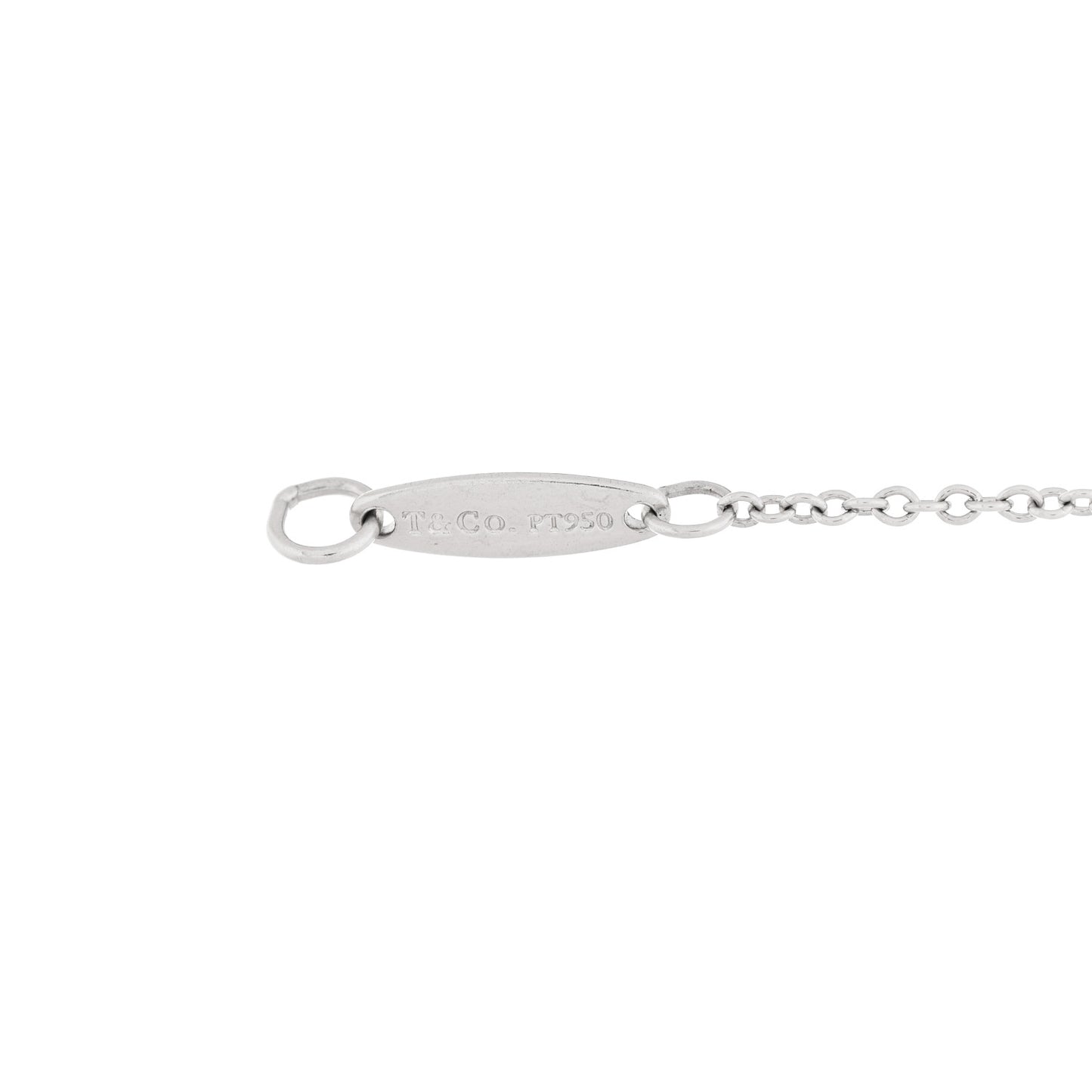 Platinum Diamond .15ctw Elsa Peretti Diamonds by the Yard Station Bracelet