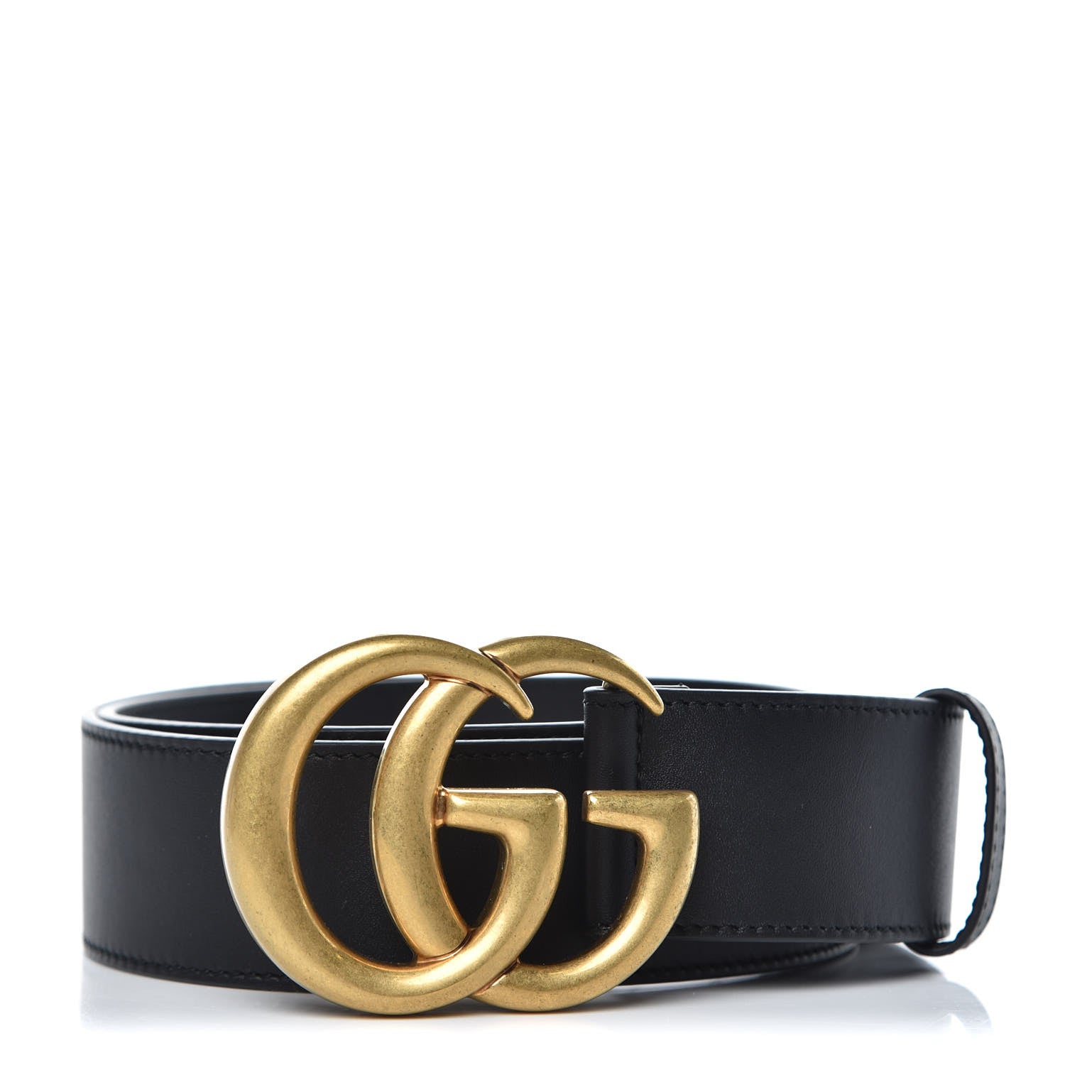 Gucci Calfskin Double G 40mm Belt 95 38 Black 1 of 6