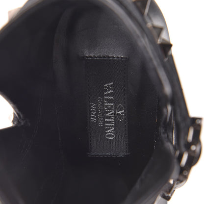 Valentino Garavani Calfskin Rockstud Double Buckle 65mm Ankle Boots 35 Black 7 of 11