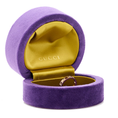 Gucci 18K Rose Gold Icon Stars Band Ring 54 7 5 of 5