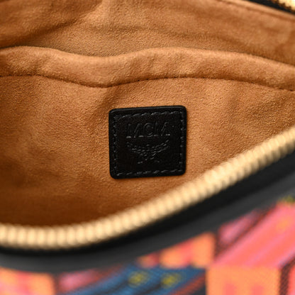 MCM Jacquard Cubic Monogram Rockstar Shoulder Bag Multicolor 6 of 10