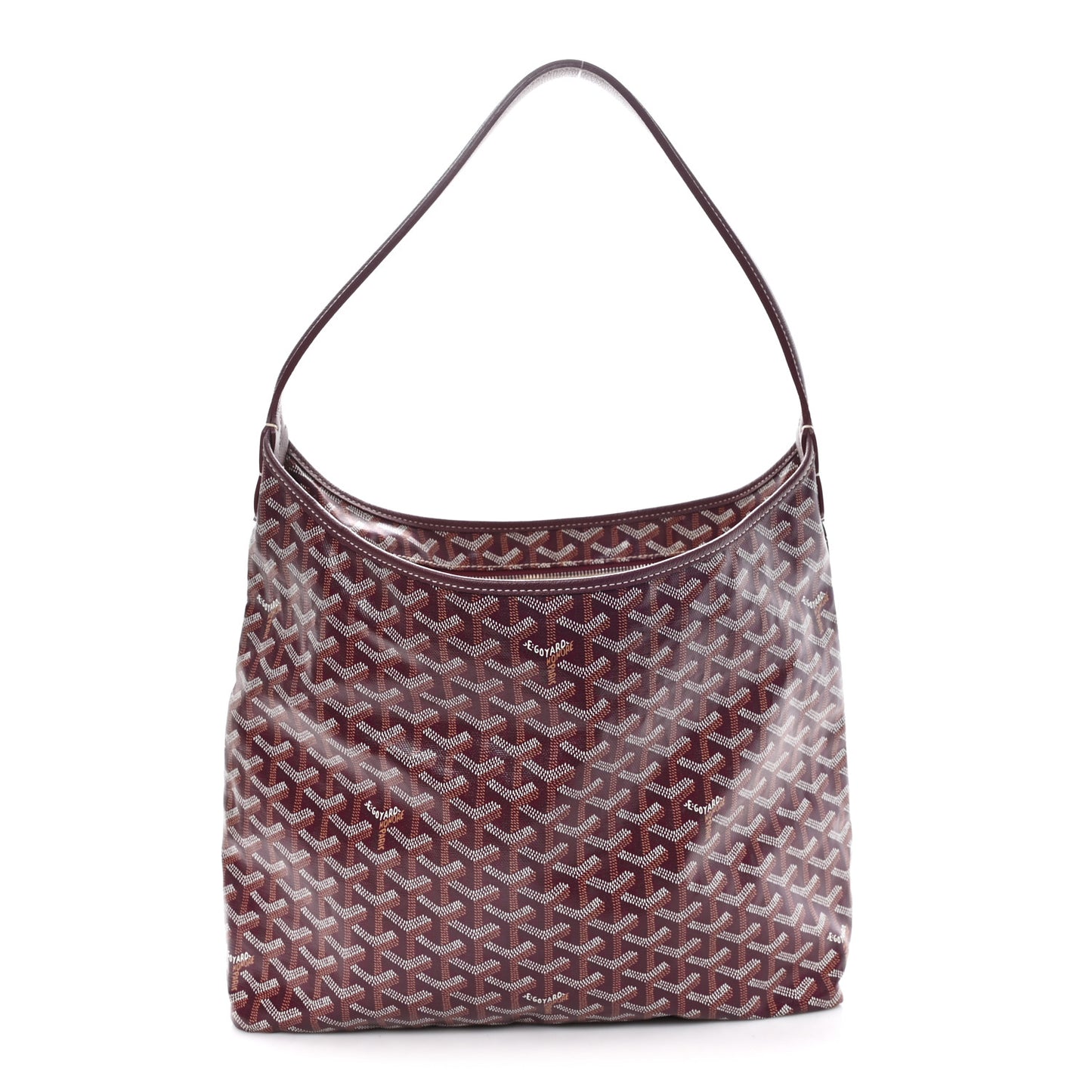 Goyardine Boheme Hobo Burgundy