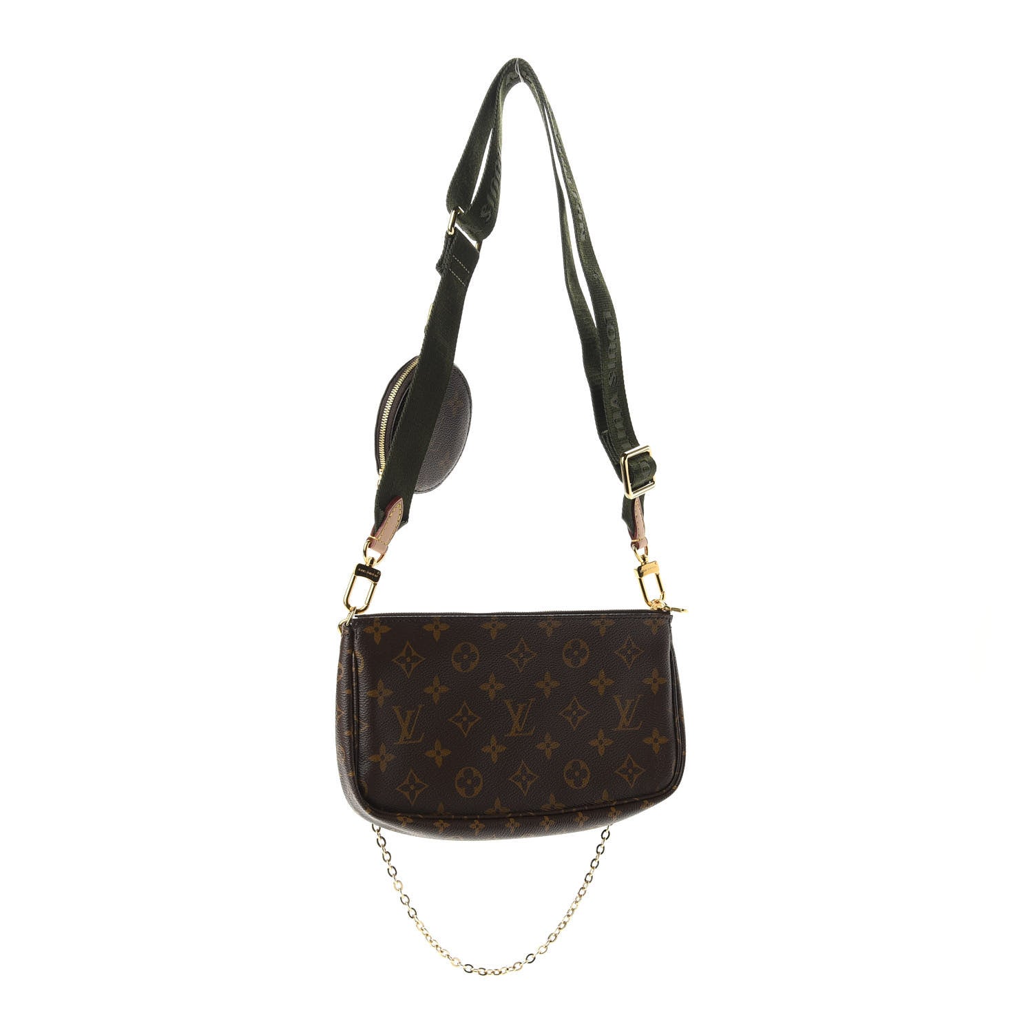 Louis Vuitton Monogram Multi Pochette Accessories Kaki 3 of 11
