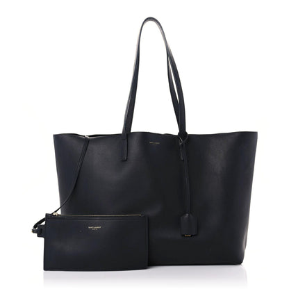 Saint Laurent Calfskin Large Shopping Tote Black 1 of 15