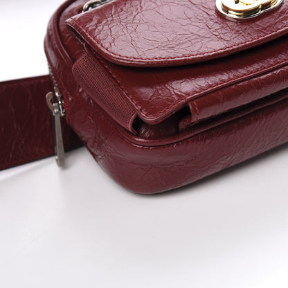 Gucci Fluffy Calfskin Mini Morpheus Belt Bag 100 40 Red 9 of 11