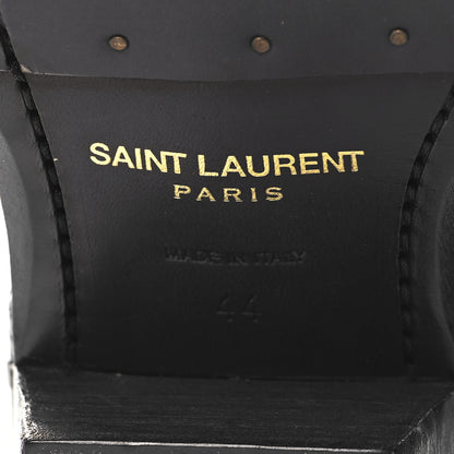 Saint Laurent Calfskin Dakota 50 Stud Bootie 44 Black 8 of 9