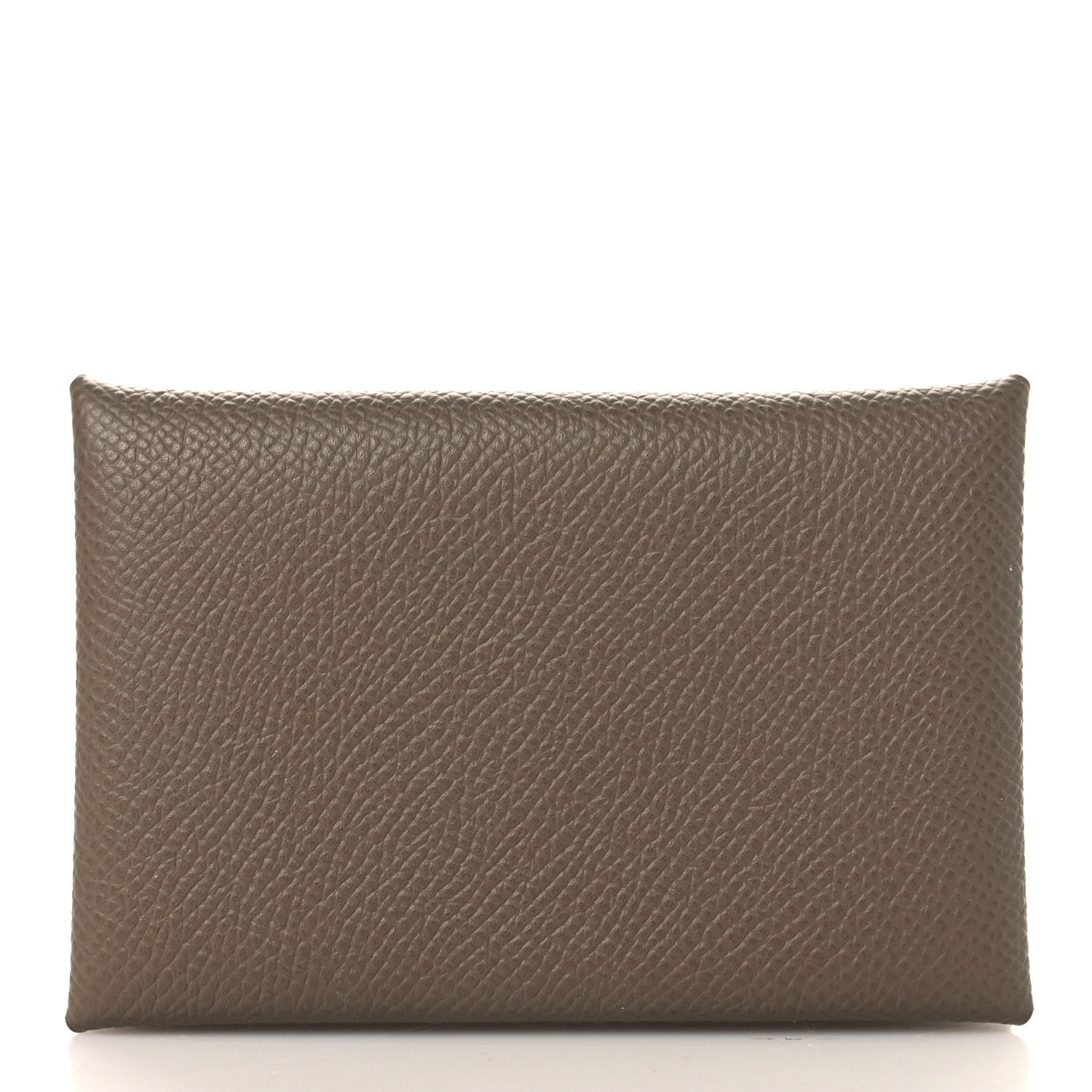 Hermes Epsom Calvi Card Case Etoupe 1 of 7