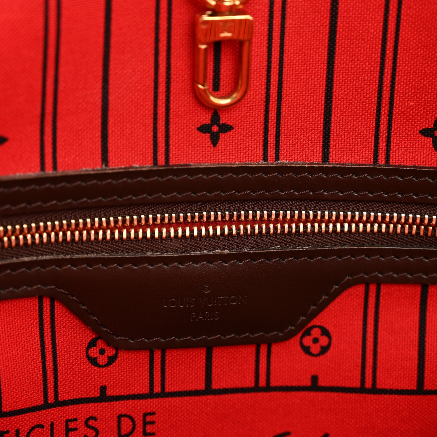 Louis Vuitton Damier Ebene Neverfull MM 6 of 13