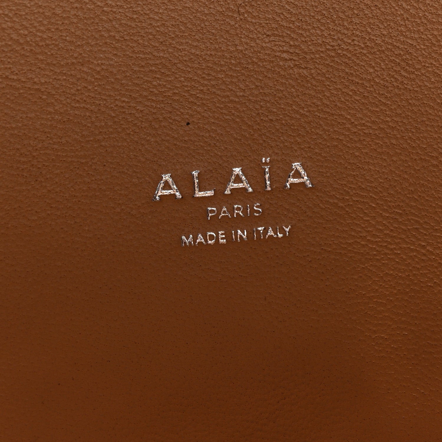 Alaia Nubuck Vienne Wave Mina 25 Bag Terre d'Ombre 7 of 10