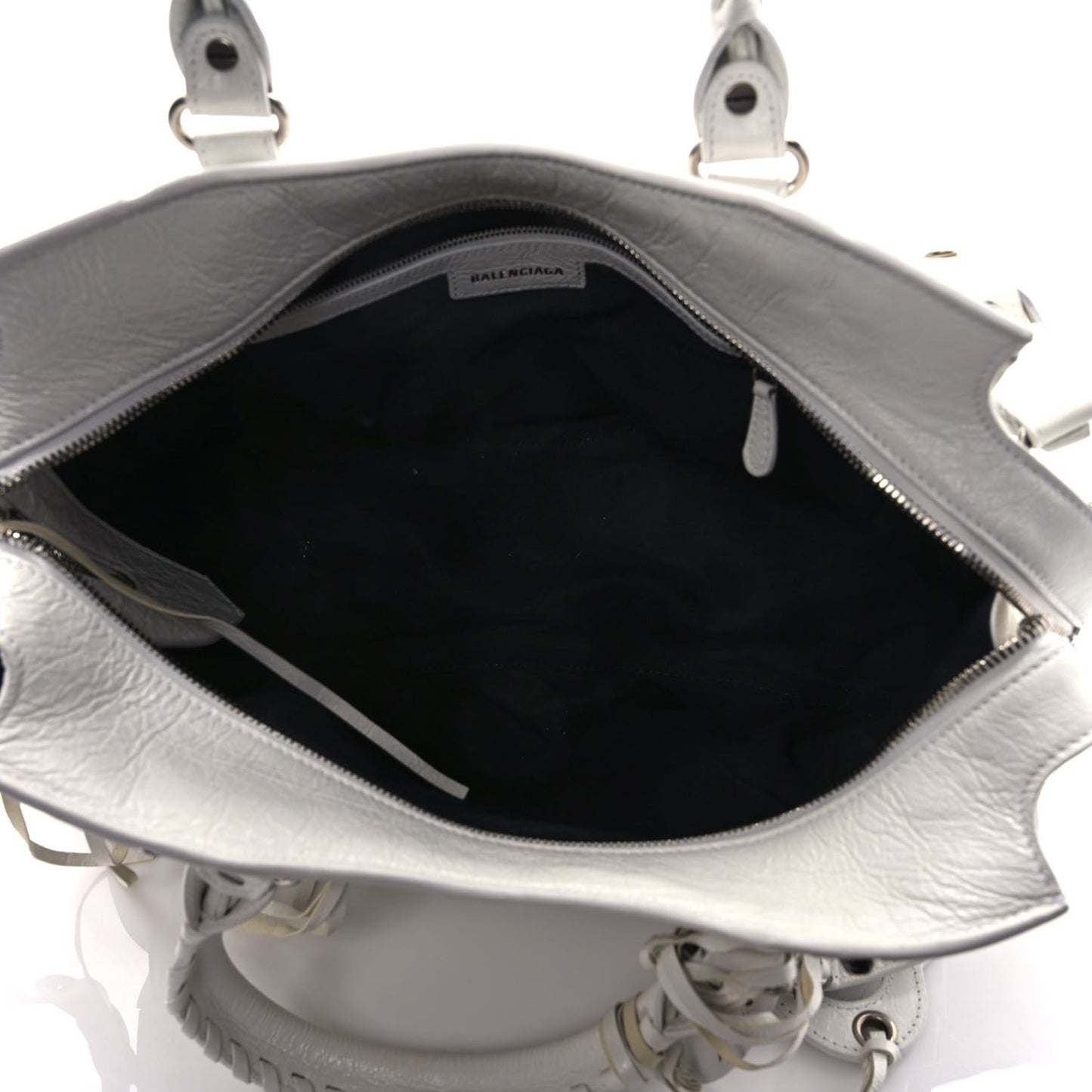 Agneau Arena Neo Cagole City Handbag Optic White