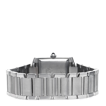Cartier Stainless Steel 28mm Tank Francaise Automatic Watch 6 of 9