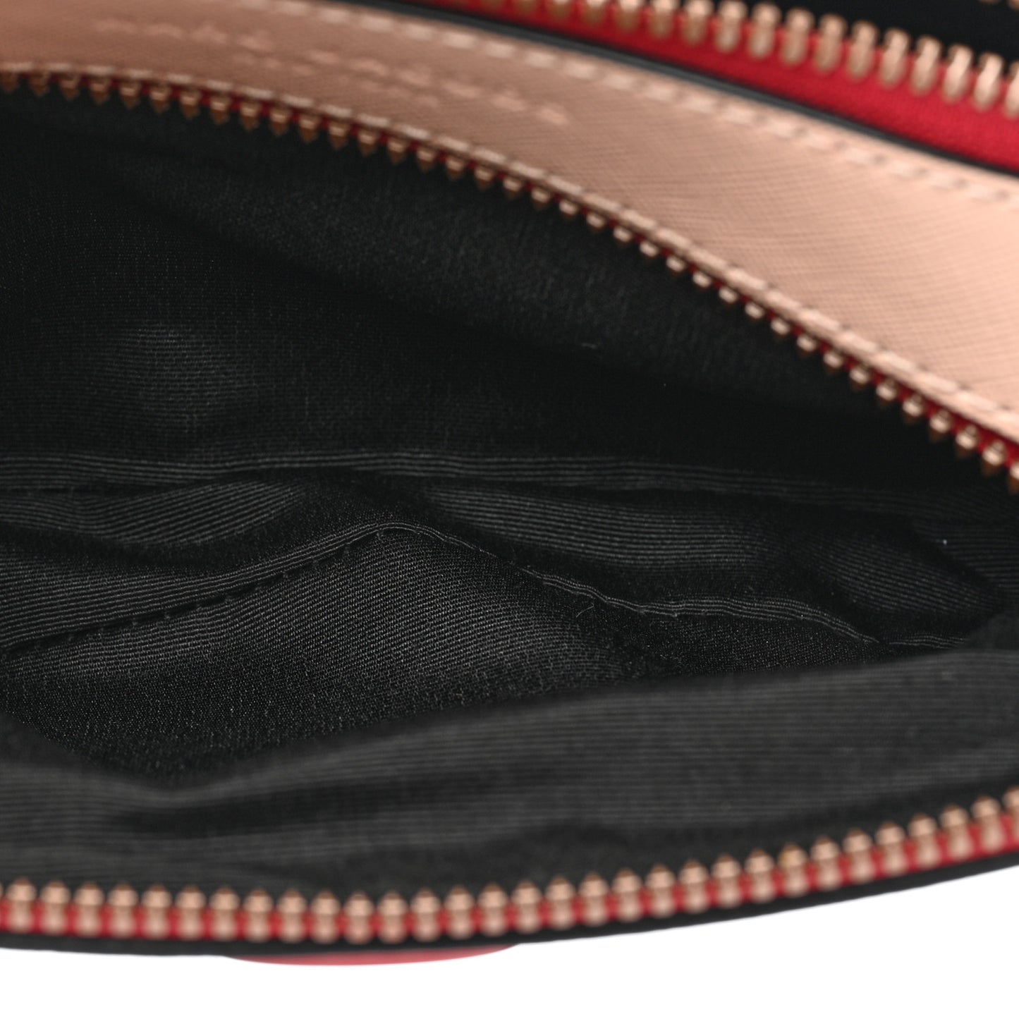 Saffiano Small Snapshot Camera Bag Red Beige