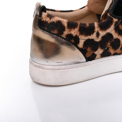 Christian Louboutin Pony Hair Spikes Orlato Flat Sneakers 38.5 Leopard 22 of 26