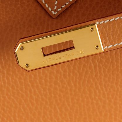 Hermes Ardennes Birkin 35 Gold 9 of 26