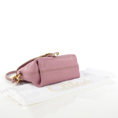 Chloe Pebbled Calfskin Small Marcie Crossbody Bag Velvet Mauve 4 of 8