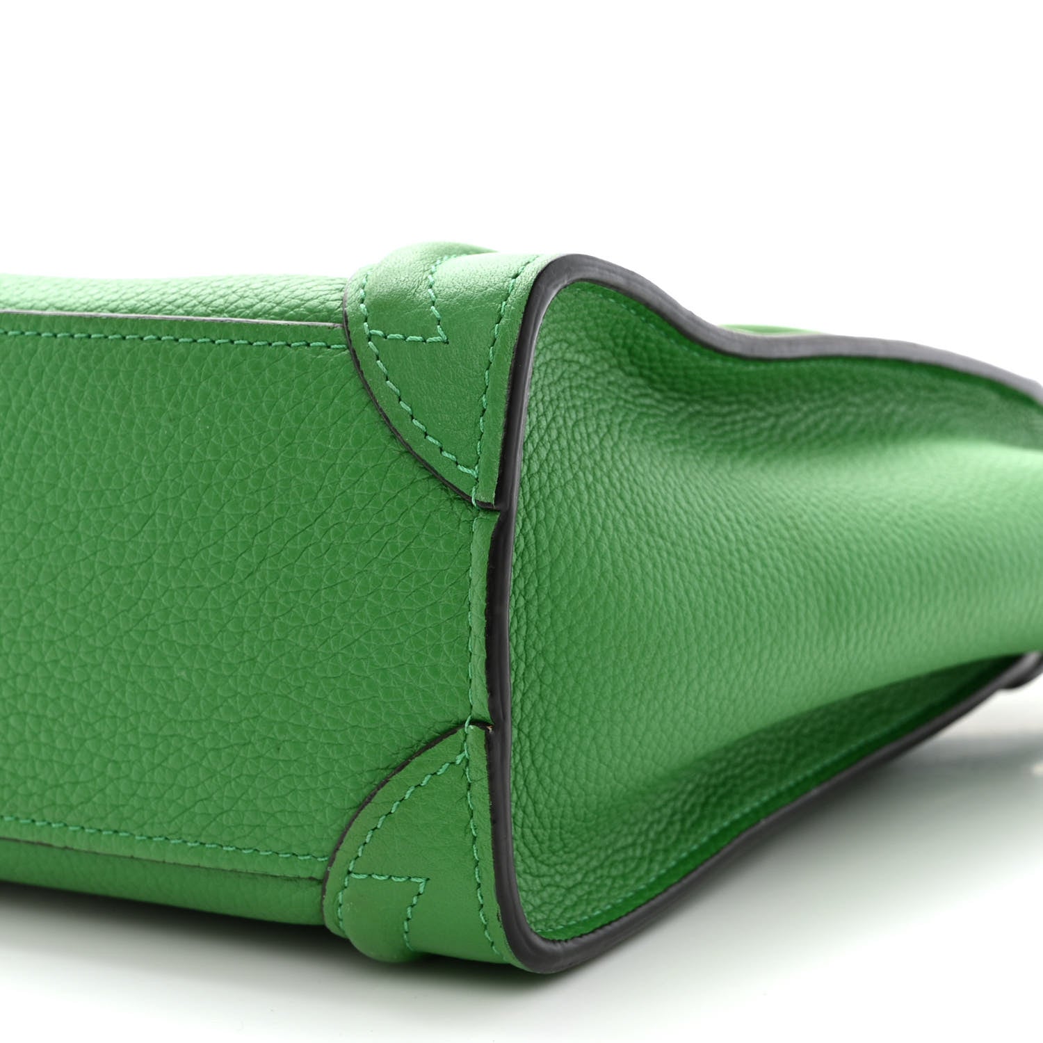 Celine Drummed Calfskin Nano Luggage Mint 11 of 11