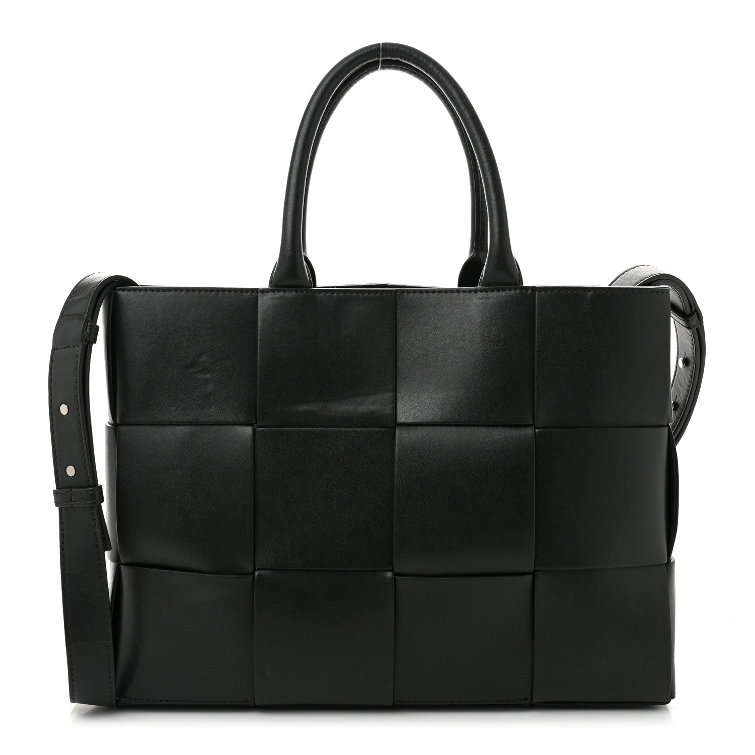 Bottega Veneta Nappa Maxi Intreccio Small Arco East West Tote Dark Green 1 of 10
