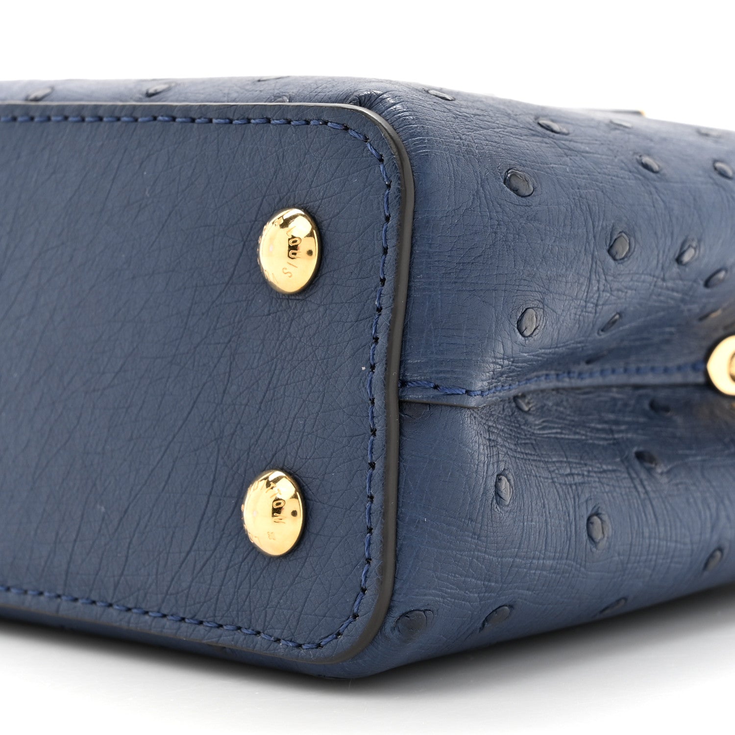 Louis Vuitton Ostrich Capucines Mini Indigo 1540455 – FASHIONPHILE