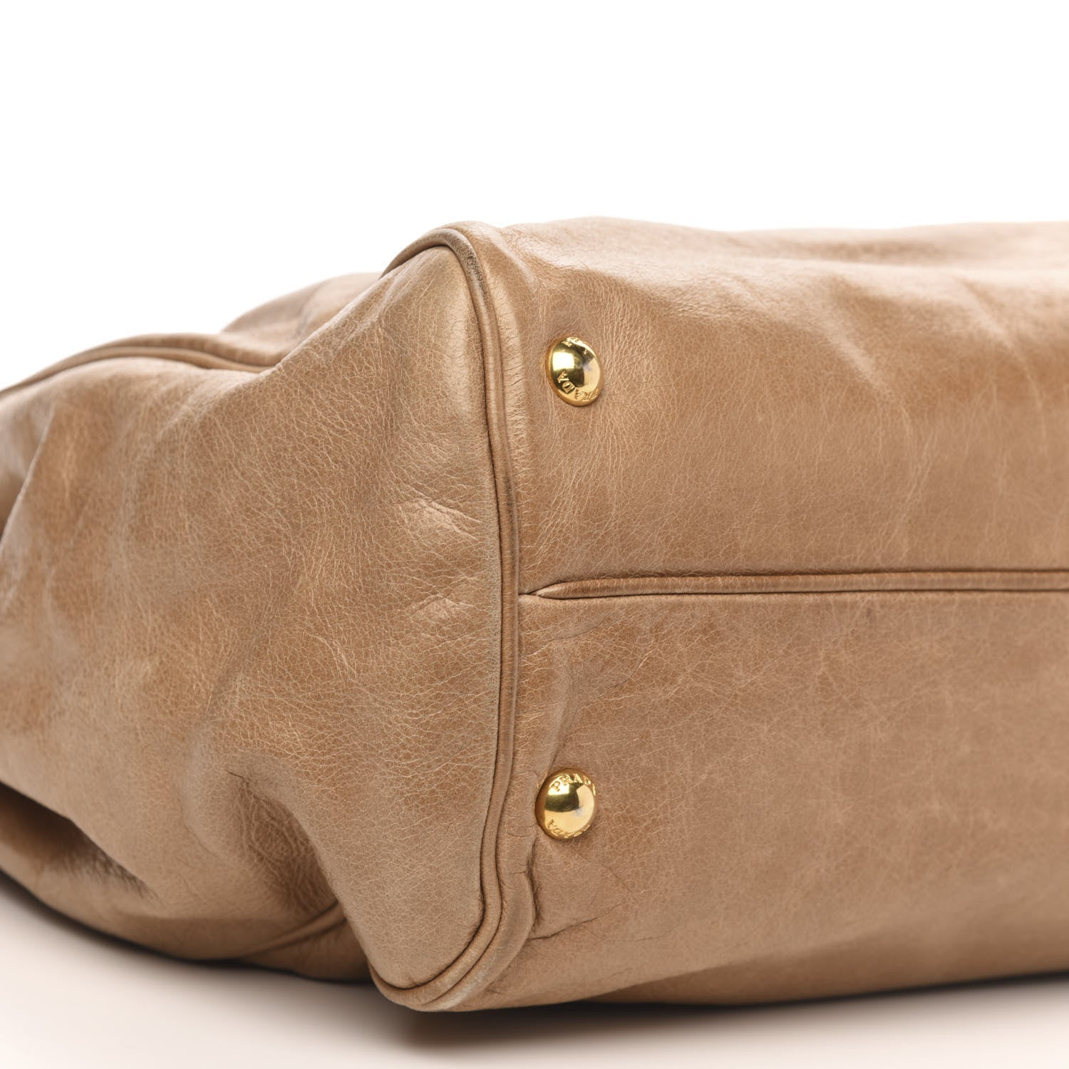 Prada Vitello Shine Top Handle Bag Sughero 9 of 13
