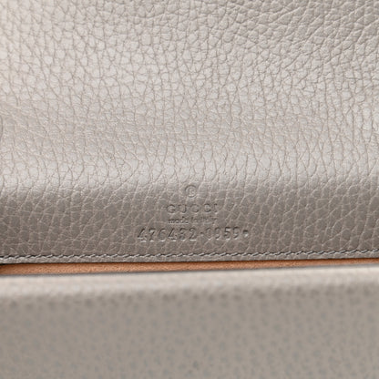 Gucci Dollar Calfskin Crystal Super Mini Dionysus Shoulder Bag Dusty Grey Black Diamond 6 of 7