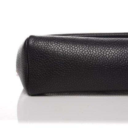 Chanel Caviar CC Flap Cosmetic Case Black 6 of 10