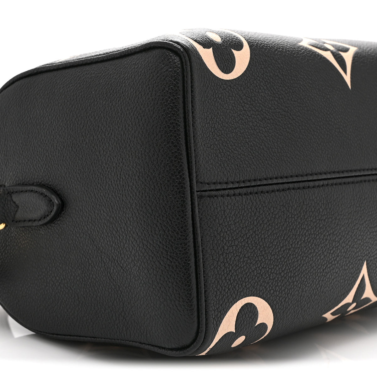 Empreinte Monogram Giant Speedy Bandouliere 25 Black Beige