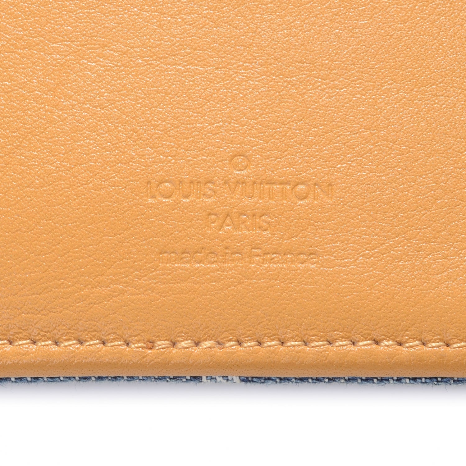 Louis Vuitton Denim Amelia Wallet Blue 5 of 8