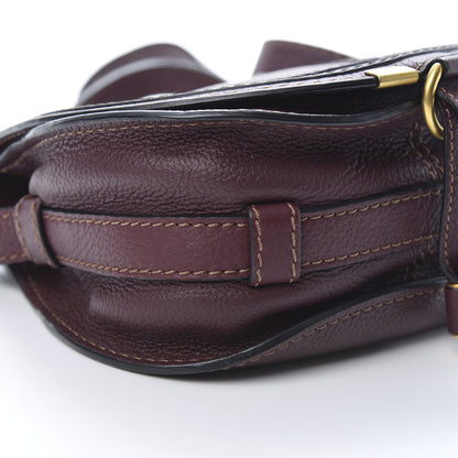Chloe Calfskin Mini Marcie Round Crossbody Bag Dark Velvet 10 of 15