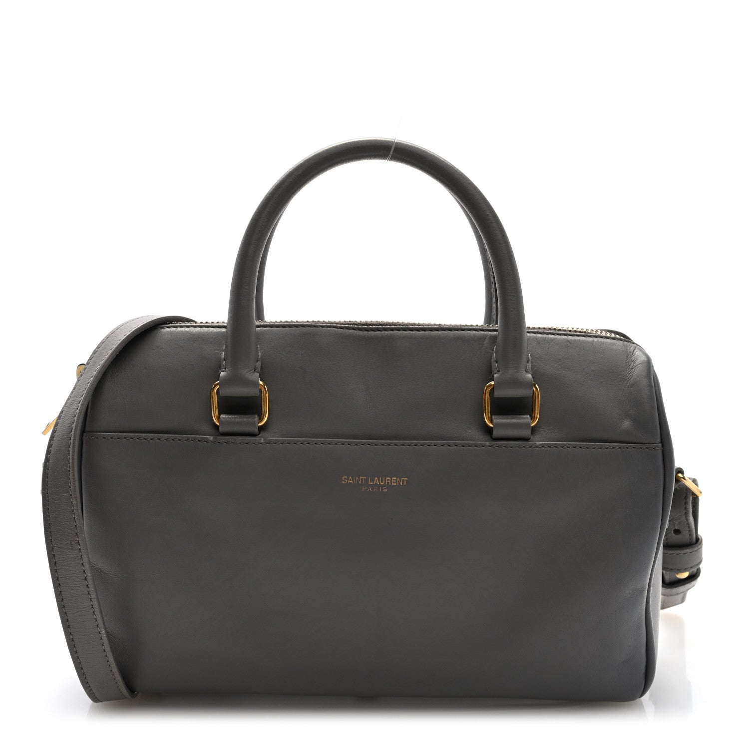 Saint Laurent Calfskin Classic Baby Duffle Fog 1 of 9