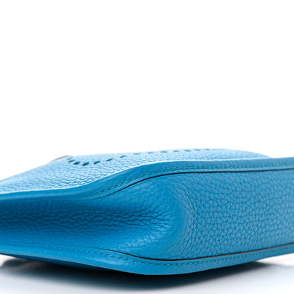Hermes Taurillon Clemence Evelyne TPM Bleu Zanzibar 9 of 10