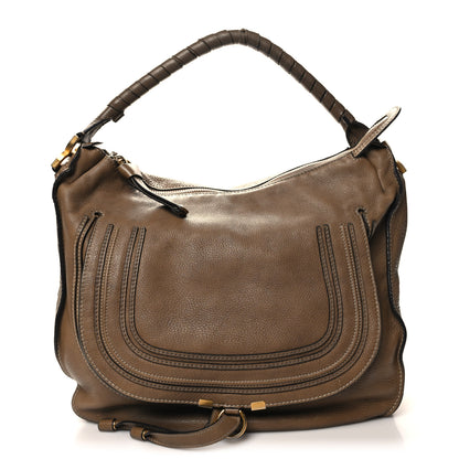 Chloe Calfskin Medium Marcie Hobo Nut 1 of 12