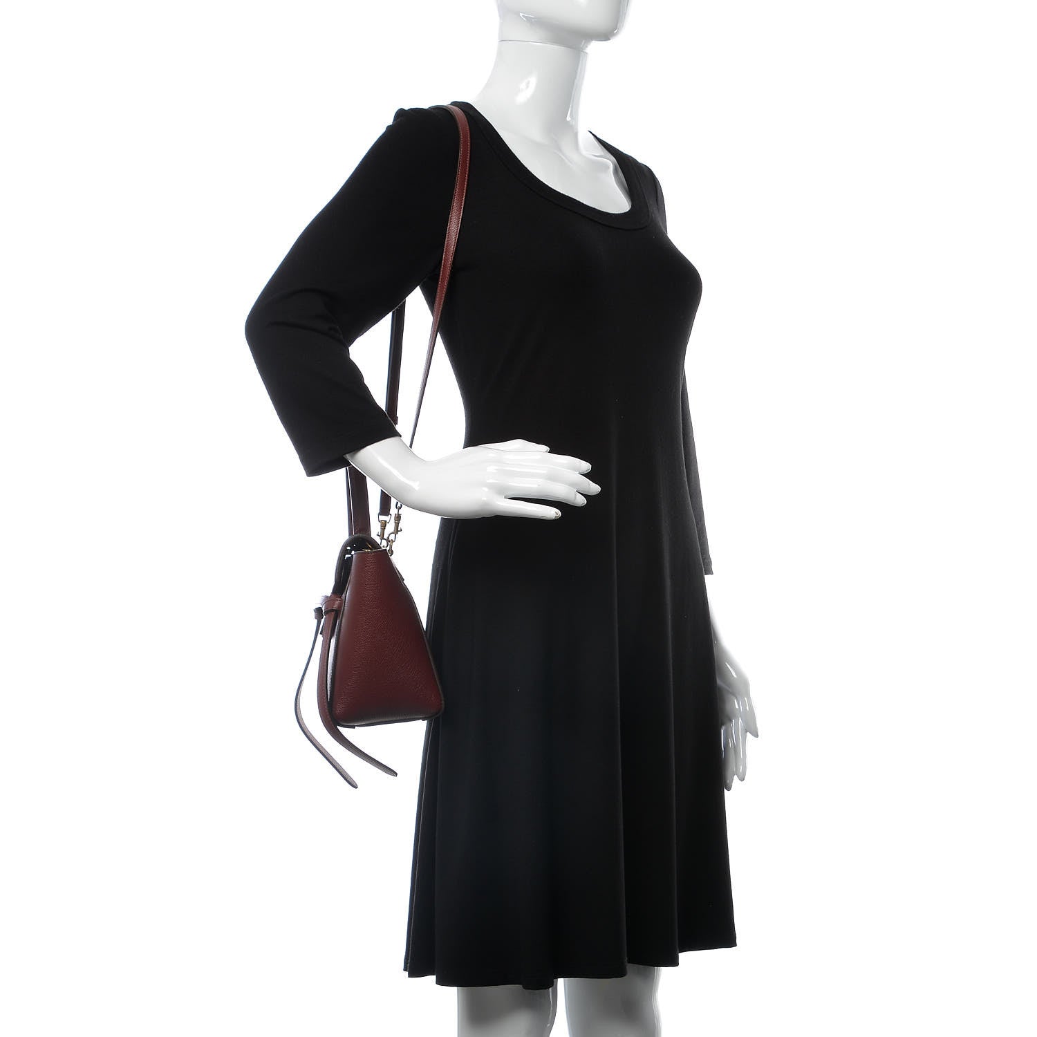 Celine Grained Calfskin Nano Belt Bag Light Burgundy 2 of 7