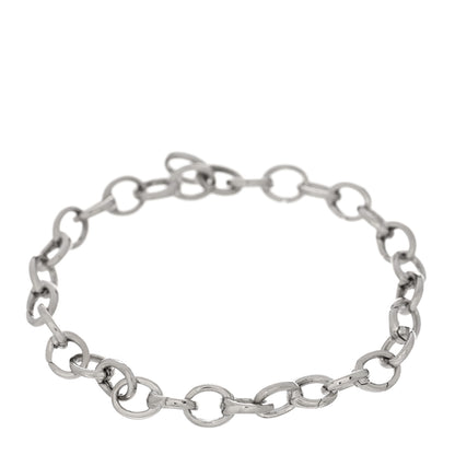 Tiffany Platinum Oval Clasping Link Bracelet 2 of 3