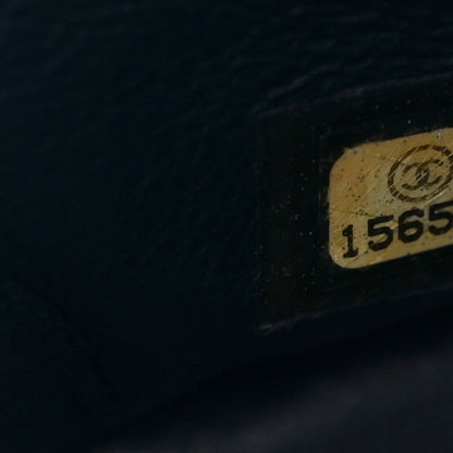 Chanel Caviar Quilted Jumbo Double Flap Navy 7 of 12