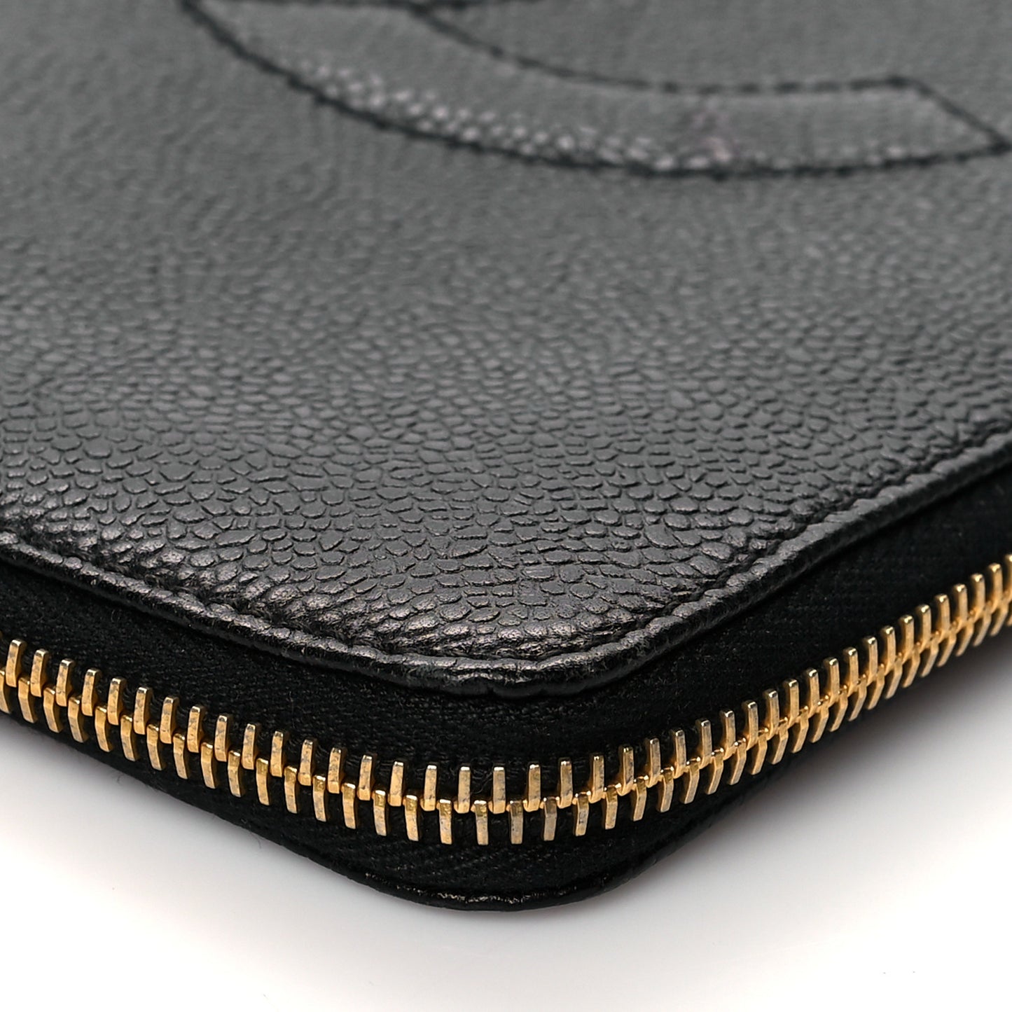 Caviar CC Zip Around Notebook Agenda Cover Black