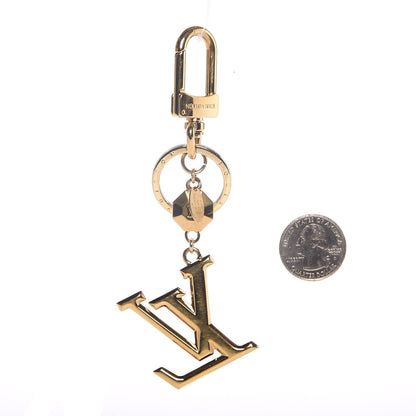 Louis Vuitton LV Facettes Bag Charm Key Holder Gold 2 of 5