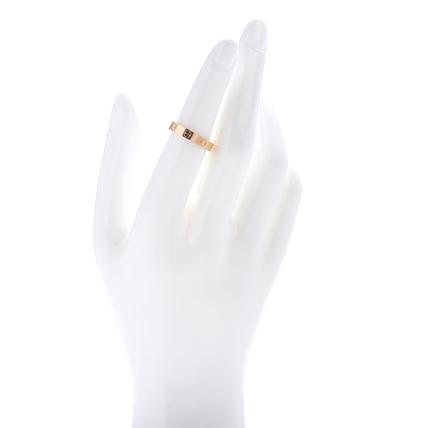 Cartier 18K Yellow Gold 3.5mm LOVE Wedding Band Ring 52 6 2 of 5