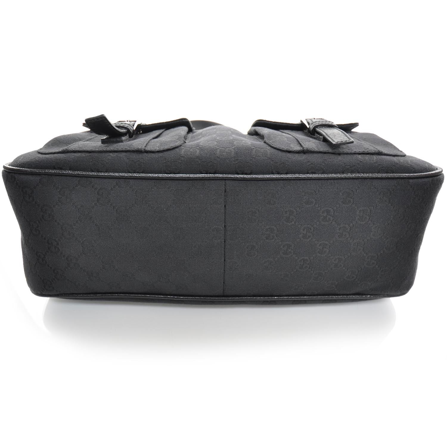 Gucci Monogram Large Pocket Hobo Black 4 of 9