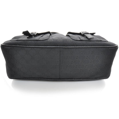 Gucci Monogram Large Pocket Hobo Black 4 of 9