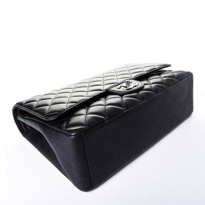 Chanel Caviar Quilted Maxi Double Flap Black 4 of 9
