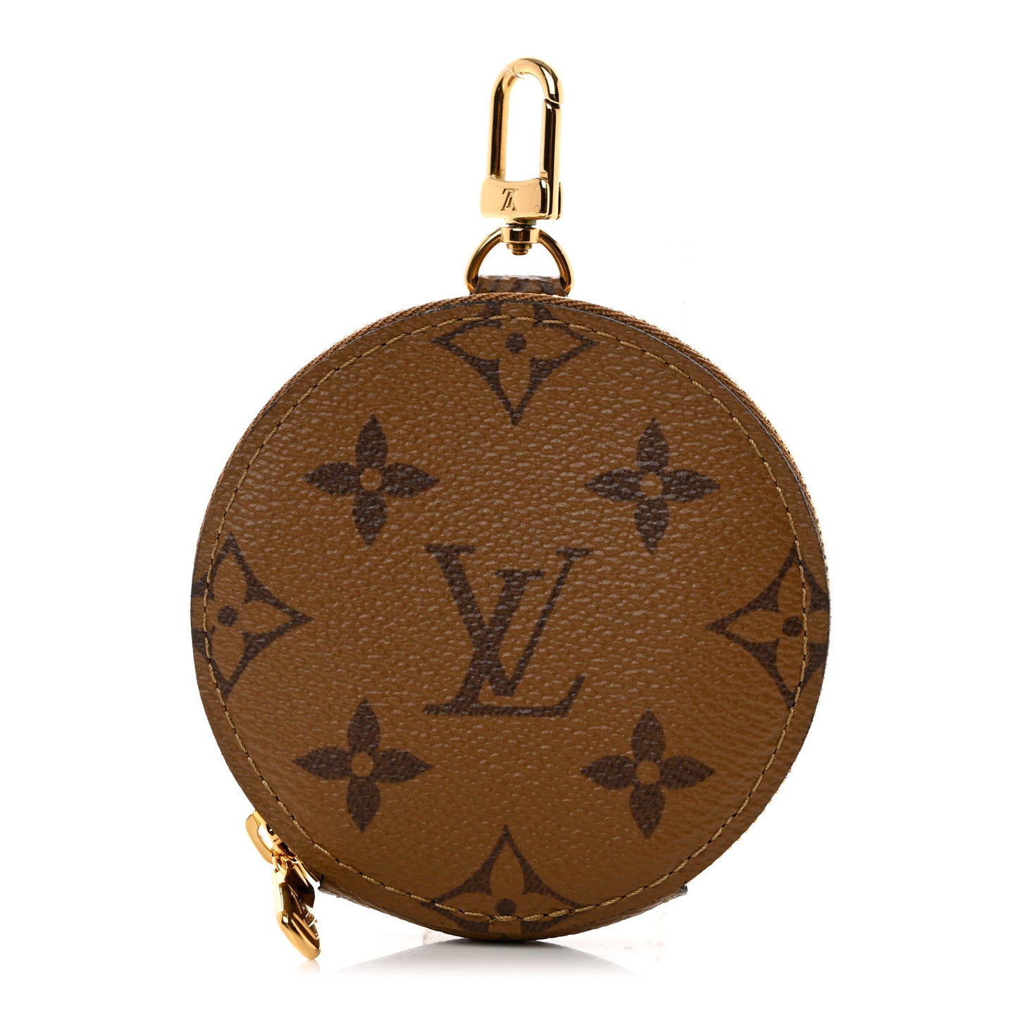 Reverse Monogram Bandouliere Round Coin Purse