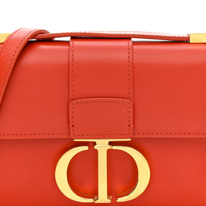 Christian Dior Smooth Calfskin Micro 30 Montaigne Flap Bag Orange 7 of 15