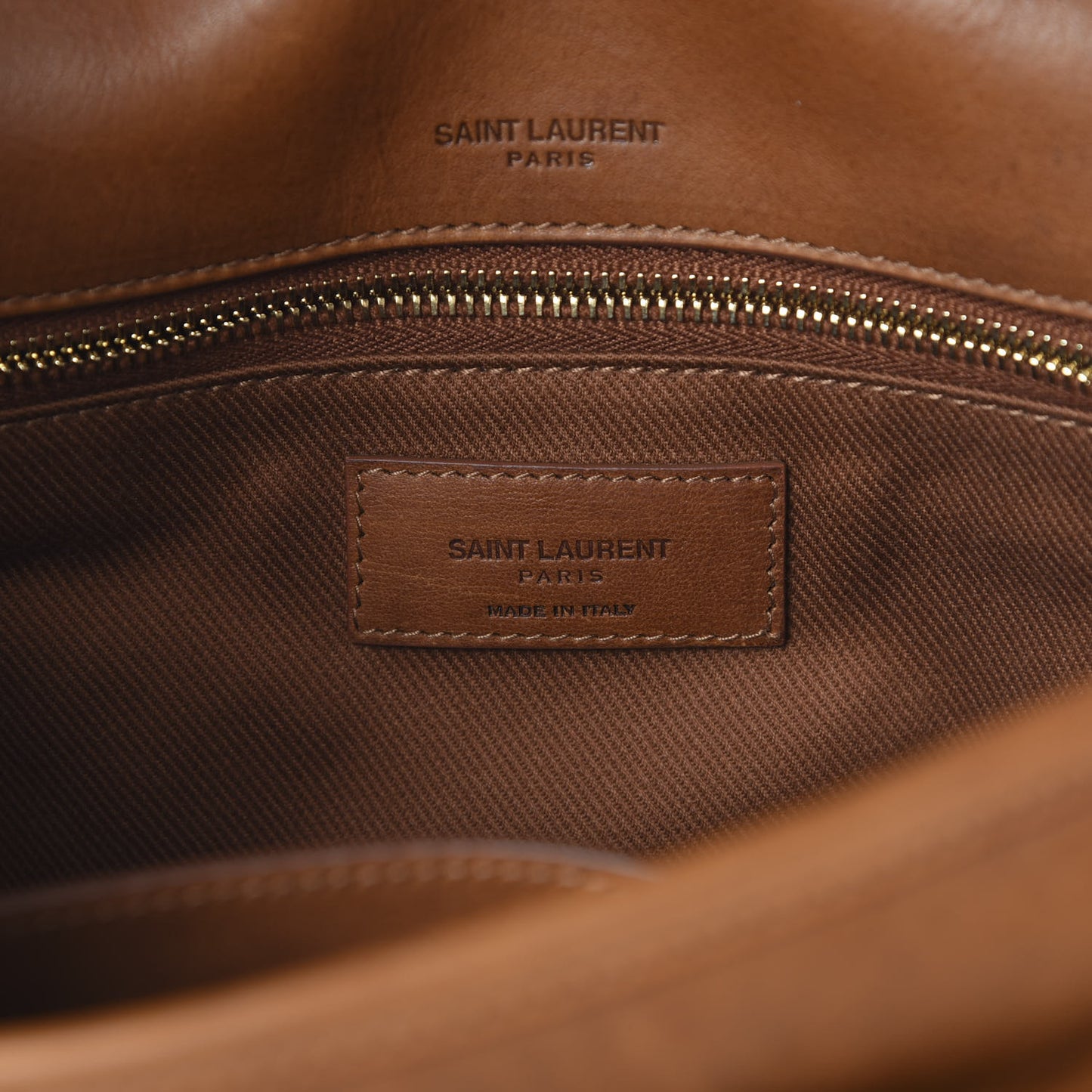 Calfskin Monogram Medium Niki Chain Satchel Cognac