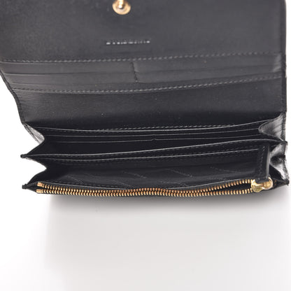 Burberry Heritage Grain Penrose Continental Wallet Black 5 of 8