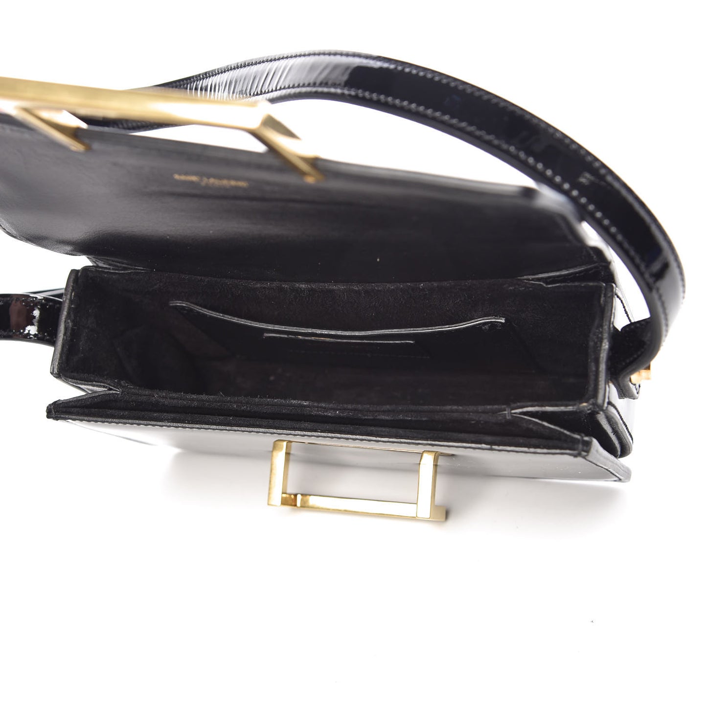 Patent Small Classic Lulu Bag Black