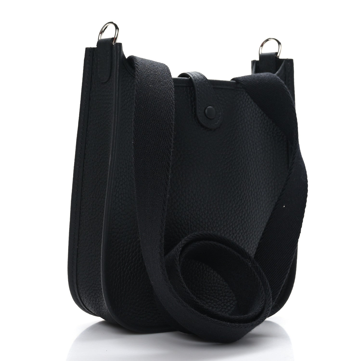 Hermes Taurillon Clemence Evelyne TPM Black 3 of 10
