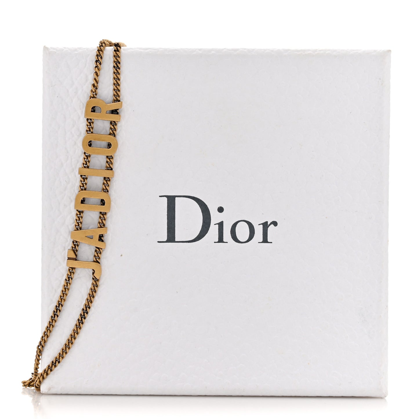 Metal J'Adior Choker Necklace Aged Gold