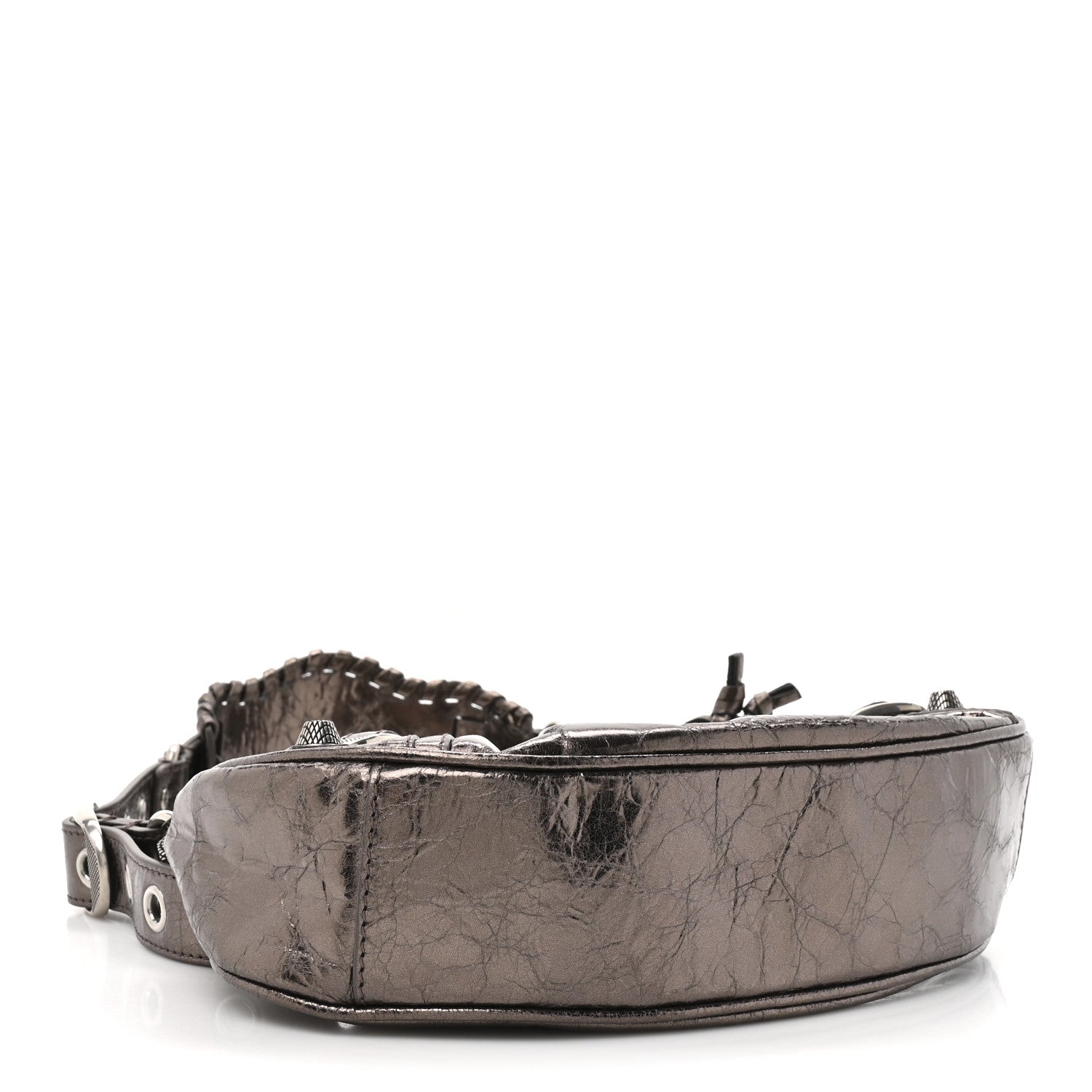 Balenciaga Metallic Agneau Arena Le Cagole Shoulder Bag XS Dark Bronze 9 of 21