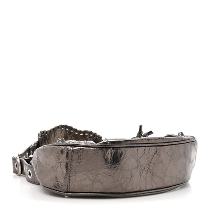 Balenciaga Metallic Agneau Arena Le Cagole Shoulder Bag XS Dark Bronze 9 of 21